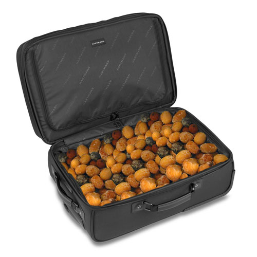 Suitcase filled with delicious TimBits